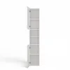 Armoire de salle de bain haute avec étagères MARGO – blanc Voir les images du produit 8