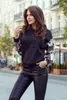 Numoco Damen-Kapuzenpulli mit Kapuze Youmyal schwarz S Produktbild-Vorschau 1