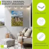 ARTland Wandbild Alu für Innen & Outdoor Felsen Bäume Produktbild-Vorschau 2