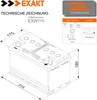 Exakt GEL Wohnmobil Solarbatterie 12V 110Ah 315x175x190mm Produktbild-Vorschau 4