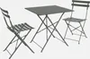 sweeek - Klappbarer Bistro-Gartentisch aus Stahl 70 x 70 Produktbild-Vorschau 1
