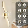 100CM Gold LED Touch-Wandleuchten Innen Großes Produktbild-Vorschau 2