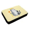 Mr. & Mrs. Panda Schüleretui Katze König - Gelb Pastell - Produktbild-Vorschau 3