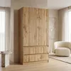 Armoire Novela, Wotan à 2 portes | Armoire de chambre Voir les images du produit 10