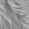 Coperta copriletto a righe poltrona letto grande grigio Anteprima dell’immagine prodotto 18
