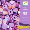 Djeco Schmuck basteln: Wooden beads, buterflies Produktbild-Vorschau 1