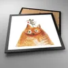 Gerahmtes Poster - Schwarzer Rahmen - Katze Maus Kinder - Produktbild-Vorschau 3