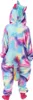 Pyžamo Onesie Kigurumi Kostým Převlek Azure Unicorn Děti Náhled obrázku produktu 5