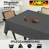 Tischdecke Leinen-Optik - MILA Premium Stoff-Tischtuch mit Produktbild-Vorschau 8