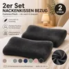2er Set Nackenkissen Bezug 40–45 x 60–65 cm – Cashmere Produktbild-Vorschau 11
