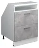Mobile sottotetto Vicco Rion Calcestruzzo 60 x 81.6 cm con Anteprima dell’immagine prodotto 1