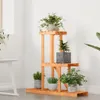 vidaXL Stojan na kvety 81x25x75,5 cm z masívneho jedľového Náhľad obrázku produktu 3