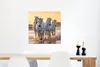 MuchoWow® Poster Pferde - Wasser - Strand - Tiere 50x50 cm Produktbild-Vorschau 5