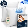 Komfortec Wasserdichter Kissenbezug 2er Set 80x80 cm mit Produktbild-Vorschau 1