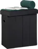 Relaxdays Faltbarer Sitzhocker, HxBxT: 49,5 x 46 x 25,5 cm, Produktbild-Vorschau 1