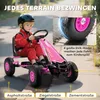 AIYAPLAY Gokart, Tretauto mit Handbremse, verstellbarem Produktbild-Vorschau 6