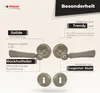 DOMINO Türgriff Drückergarnitur BB-Buntbart Set | Rund BB Produktbild-Vorschau 7