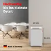 IDEAL Schreibtisch-Aktenvernichter 2445 CC, 2 x 15 mm, P-5, Produktbild-Vorschau 2