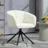 HOMCOM kreslo, lounge kreslo s podrúčkami, otočné o 360°, Náhľad obrázku produktu 2