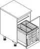 HAILO 3631491 Abfallsammler 36 (2x18) Liter TRIPLE XLfür 45 Produktbild-Vorschau 13