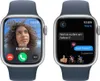 Apple Watch Series 9 GPS 41mm Silber Sportband - M/L Produktbild-Vorschau 4