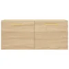 vidaXL Armadio a muro rovere Sonoma 80x36,5x35 cm materiale Anteprima dell’immagine prodotto 5