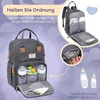 Wickeltasche Rucksack - Dikaslon Großer Wickelrucksack mit Produktbild-Vorschau 2