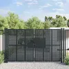 vidaXL Zahradní brána antracitová 300x175 cm ocelová Náhled obrázku produktu 2