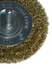 24x Scheibenbürste Rundbürste 100mm mit Schaft gewellt für Produktbild-Vorschau 5