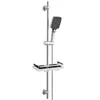 JOHO Edelstahl Duschstange 100 cm mit Duschablage, Produktbild-Vorschau 1