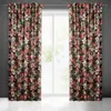 Vorhang PEONIA dunkelrot 140x270 cm  Kräuselband SZEL Produktbild-Vorschau 5