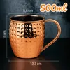 Moscow Mule Becher 6er Set Edelstahl Cocktail Glühwein Produktbild-Vorschau 2
