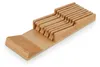 Relaxdays Messerhalter Schublade, für 9 Messer, Bambus Produktbild-Vorschau 11