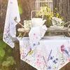 Clayre & Eef Geschirrtuch 50x70 cm Weiß Grün Baumwolle Produktbild-Vorschau 4