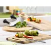 Axentia Edelstahl Wiegemesser 17 cm Doppelklinge 200509 Produktbild-Vorschau 6