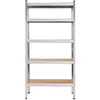 Springos®cellar shelf Kovová police 30 x 75 x 150 cm Náhled obrázku produktu 2