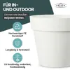 XL Pflanzkübel / Pflanztopf „LIKE“ Ø58xH51 cm - Weiß - Produktbild-Vorschau 4
