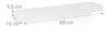 Relaxdays Wandregal, 3er Set, BxT: 60 x 15 cm, Dekoregal Produktbild-Vorschau 9