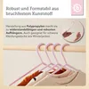 Bieco Kleiderbügel Kinder 8 St. Rosa | Länge ca. 30 cm | Produktbild-Vorschau 3