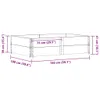 vidaXL Paletten-Aufsatzrahmen 2 Stk. Grau 150x100 cm Produktbild-Vorschau 7
