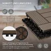 ECD Germany WPC terasové dlaždice, 30x30 cm, 44dílná Náhled obrázku produktu 3