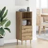 vidaXL Sideboard Artisan-Eiche 34 x 34,5 x 90 cm Produktbild-Vorschau 4