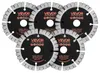 VEVOR 5 stuks diamantschijven, 125 mm, diamantschijven met Productafbeelding-voorbeeld 1