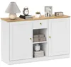 Credenza HOMCOM con cassetto, 2 ante e 2 ripiani aperti Anteprima dell’immagine prodotto 1