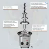 An exploded view diagram of a chocolate fountain with feature callouts. Podgląd zdjęcia produktu