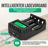 Strex Akku-Ladegerät AA/AAA | Batterieladegerät für alle Produktbild-Vorschau 4