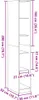 vidaXL Armoire aspect bois ancien 30x50x200 cm Bois Voir les images du produit 8