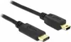 Kabel DeLock, USB-C męski - USB-B męski, USB 2.0, 0,5 m, Podgląd zdjęcia produktu 1