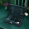 Coffret à bijoux, boîte à bijoux en velours avec 2 niveaux, Voir les images du produit 13