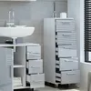 A modern bathroom with a sink and storage units. Náhled obrázku produktu